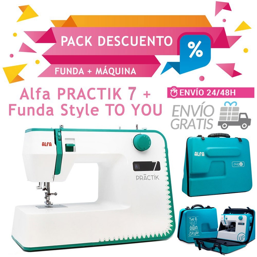 Pack Alfa PRACTIK 9 + Funda STYLE TO U + ENVÍO GRATIS